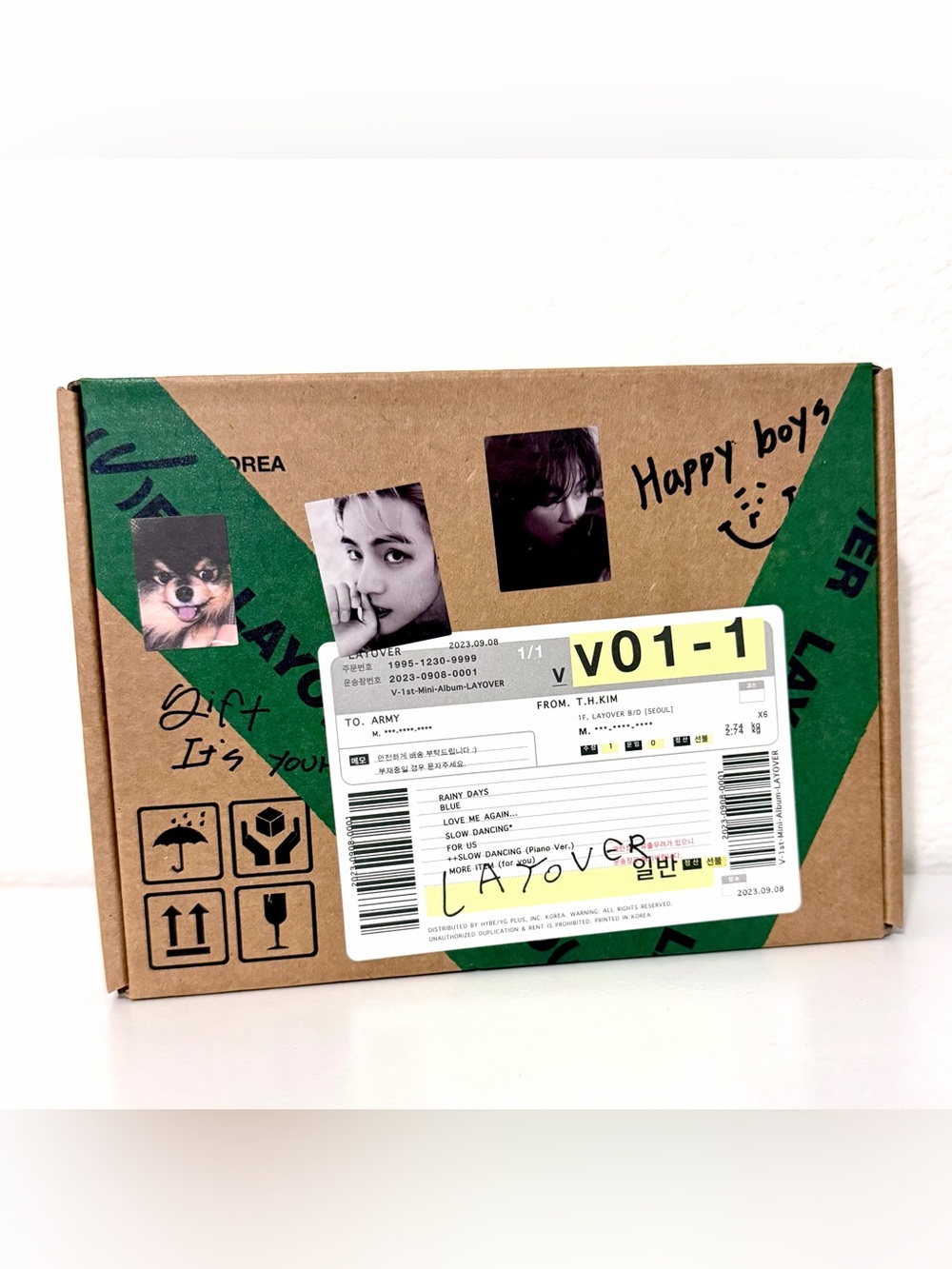 BTS V “Layover” Solo Mini Album | No PCs